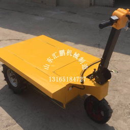 【三开门电动手推车建筑工地翻斗车】- 