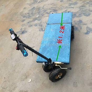 工厂电动瓷砖水泥平板车 进电梯工程车室内装修手推车