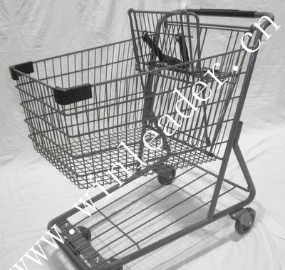 厂家直销100L超市购物车 优质铁车与手推车全面解析